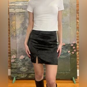 NWT Francesca's Black Mini Skirt